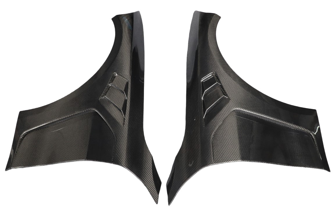 BMW M4 / M4C / M4CS G82 G83 2021-ON with Aftermarket Parts - Front Fenders Dry Pre-preg Carbon Fiber from Aero Republic