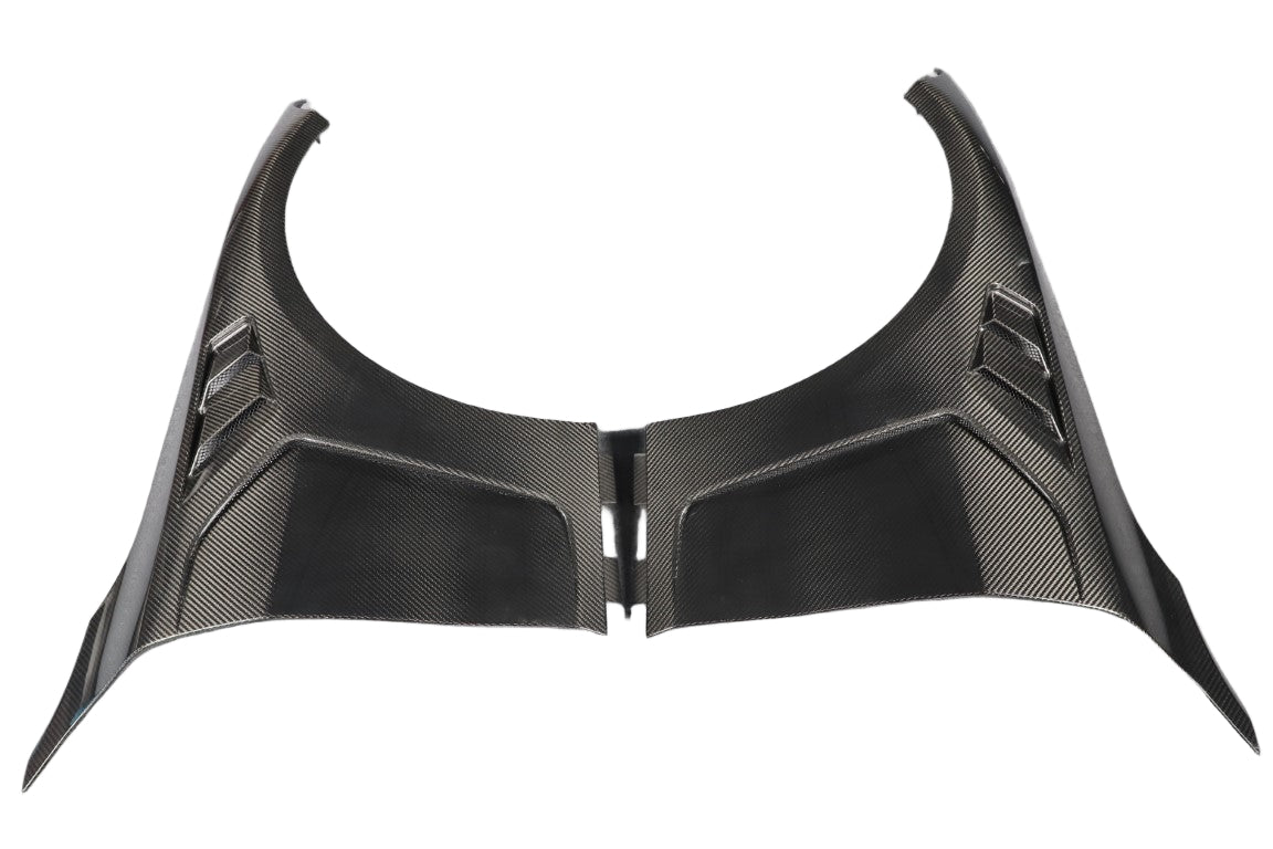 BMW M4 / M4C / M4CS G82 G83 2021-ON with Aftermarket Parts - Front Fenders Dry Pre-preg Carbon Fiber from Aero Republic