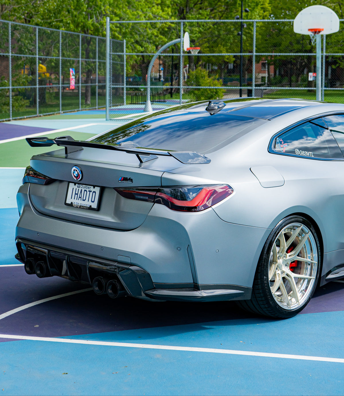 M4 Comp Cs Rear BMW M4 M4C M4CS G82 G83 2021-ON Aftermarket Parts - Aero Republic Rear ...