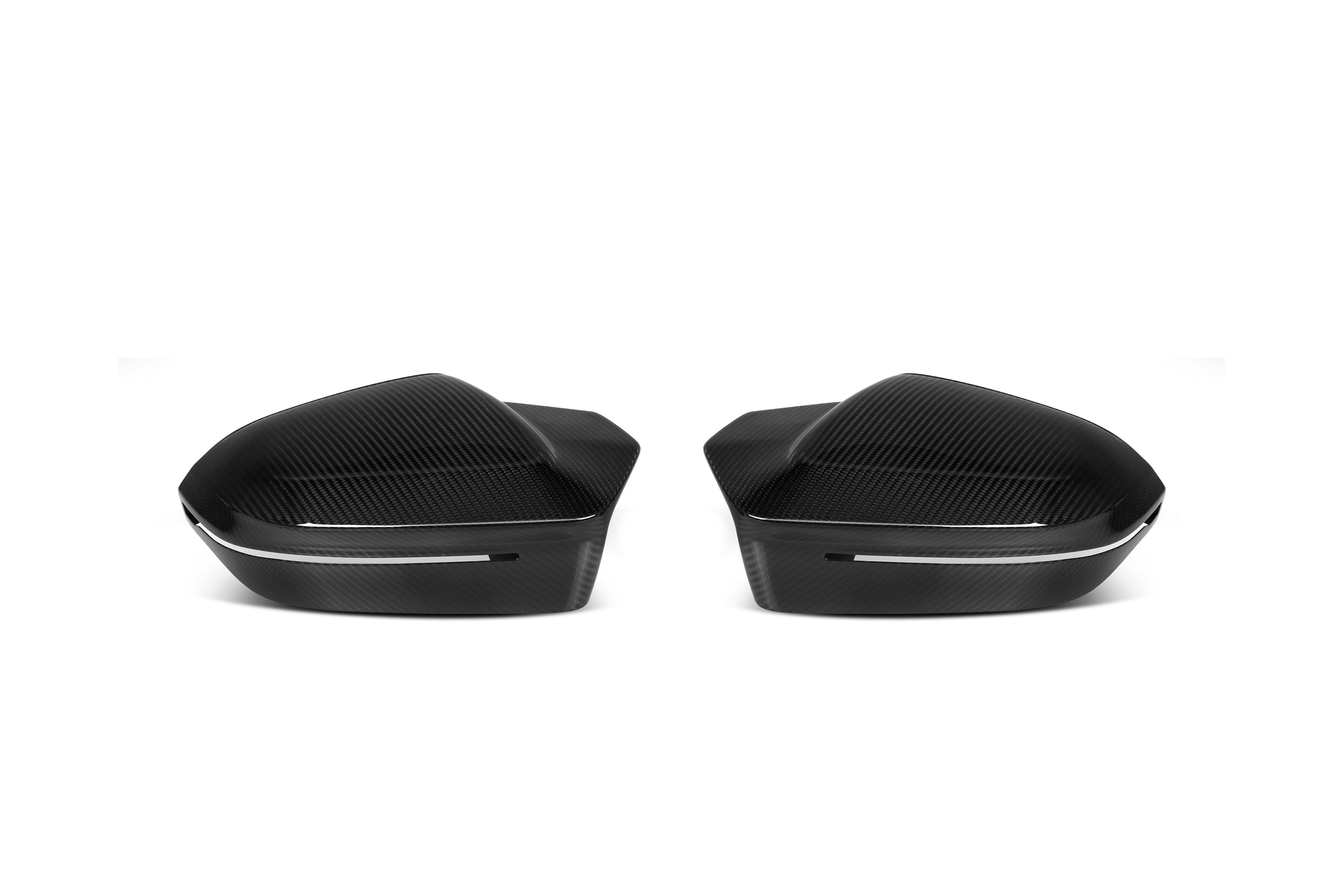 BMW M5C M5 G90 G99 2024-ON (Left & Right Hand Drive) with Aftermarket Parts - M5 Style Mirror Caps Dry Pre-preg Carbon Fiber from Aero Republic