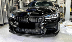 BMW M5 M5C F90 LCI 2021-ON with Aftermarket Parts - MT Style Front Lip Pre-preg Carbon Fiber from Aero Republic