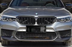 BMW M5 M5C F90 Pre-LCI 2018 2019 2020 & 5 Series M550 540 G30 G31 Pre-LCI 2017 2018 2019 2020 with Aftermarket Parts - Dual Slat Front Kidney Grill Pre-preg Carbon Fiber from Aero Republic