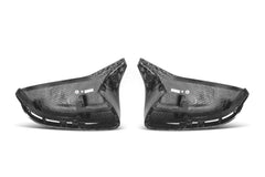 BMW M5/M5C F90 (Fits Both Pre-LCI & LCI) 2018 2019 2020 2021 2022 2023 2024 LHD (Left Hand Drive) with Aftermarket Parts - OE Style / LHD & OE Style / RHD Replacement Mirror Caps Pre-preg Carbon Fiber from Aero Republic