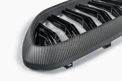 BMW M5 M5C F90 Pre-LCI 2018 2019 2020 & 5 Series M550 540 G30 G31 Pre-LCI 2017 2018 2019 2020?with Aftermarket Parts - Dual Slat Front Kidney Grill Pre-preg Carbon Fiber from Aero Republic