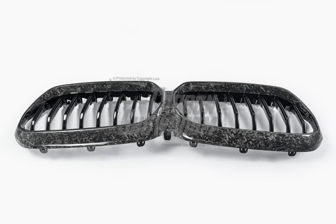 BMW M5 M5C F90 LCI 2021 2022 2023 2024 & 5 Series M550 540 G30 G31 LCI 2021 2022 2023?with Aftermarket Parts - Single Slat Front Kidney Grill Pre-preg Carbon Fiber from Aero Republic