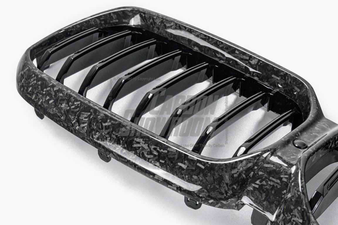 BMW M5 M5C F90 LCI 2021 2022 2023 2024 & 5 Series M550 540 G30 G31 LCI 2021 2022 2023?with Aftermarket Parts - Single Slat Front Kidney Grill Pre-preg Carbon Fiber from Aero Republic