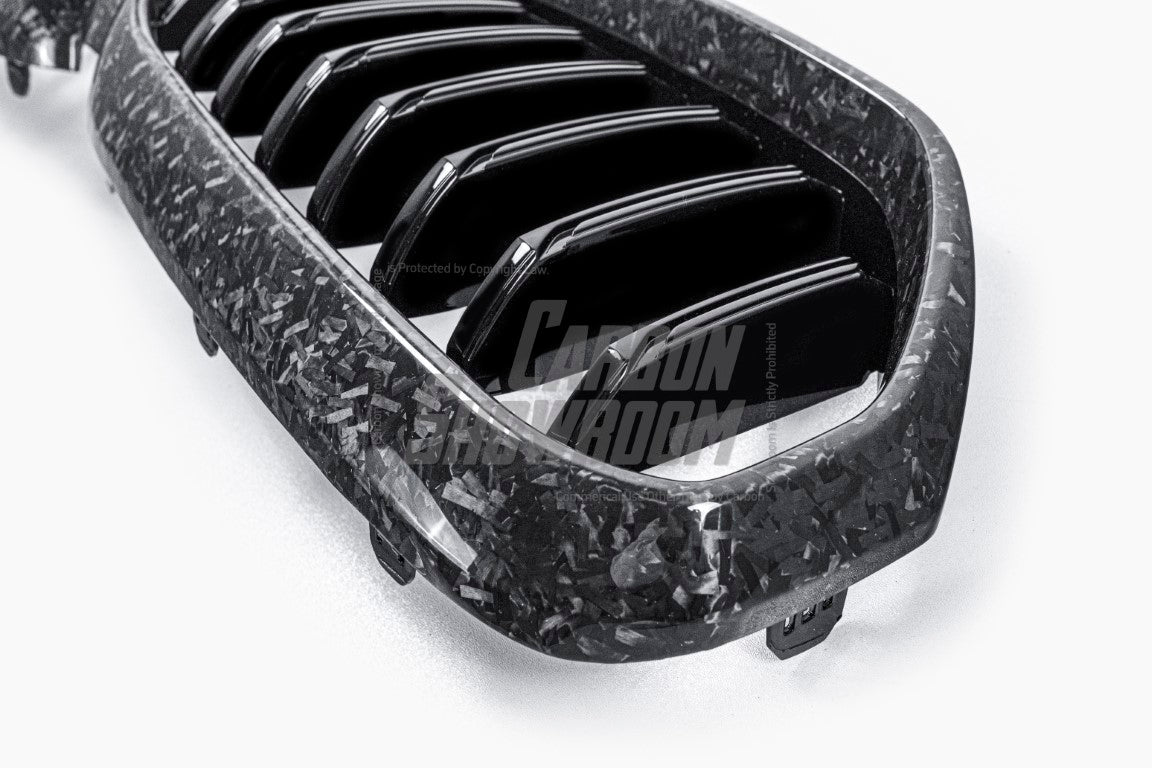 BMW M5 M5C F90 LCI 2021 2022 2023 2024 & 5 Series M550 540 G30 G31 LCI 2021 2022 2023?with Aftermarket Parts - Single Slat Front Kidney Grill Pre-preg Carbon Fiber from Aero Republic