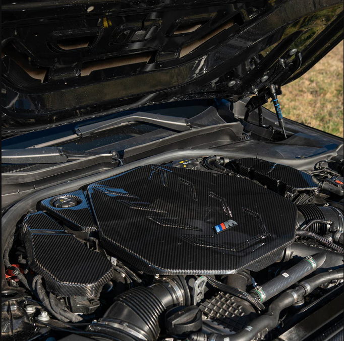 BMW M5 M5C G90 2024-ON with Aftermarket Parts - Engine Cover Replacement?Carbon Fiber from Aero Republic