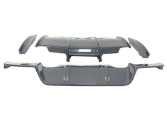 BMW M6 F06 F12 F13 2013 2014 2015 2016 2017 2018 2019 with Aftermarket Parts - PSM Style Rear Diffuser & Canards Carbon Fiber from Aero Republic