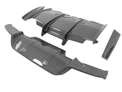 BMW M6 F06 F12 F13 2013 2014 2015 2016 2017 2018 2019 with Aftermarket Parts - PSM Style Rear Diffuser & Canards Carbon Fiber from Aero Republic