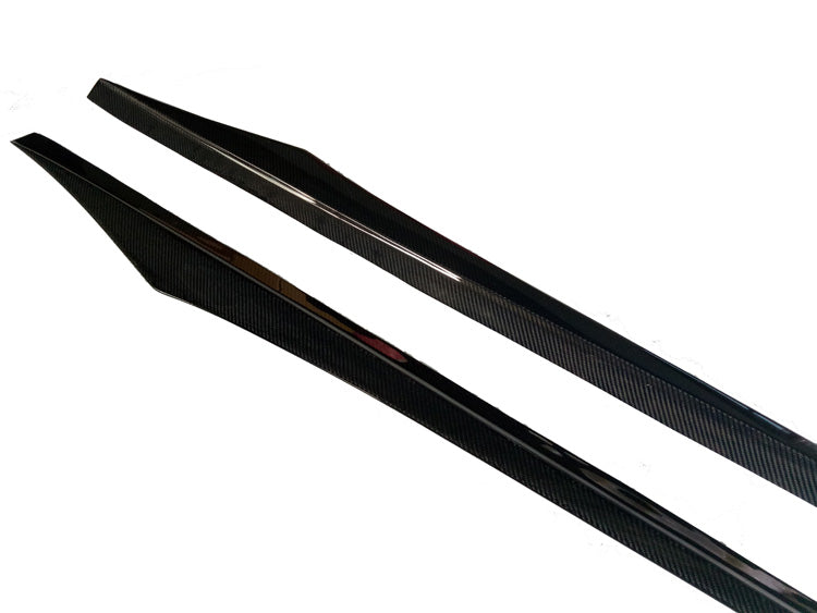 BMW M6 F06 F12 F13 2013 2014 2015 2016 2017 2018 2019 with Aftermarket Parts - Vor Style Side Skirts Carbon Fiber from Aero Republic