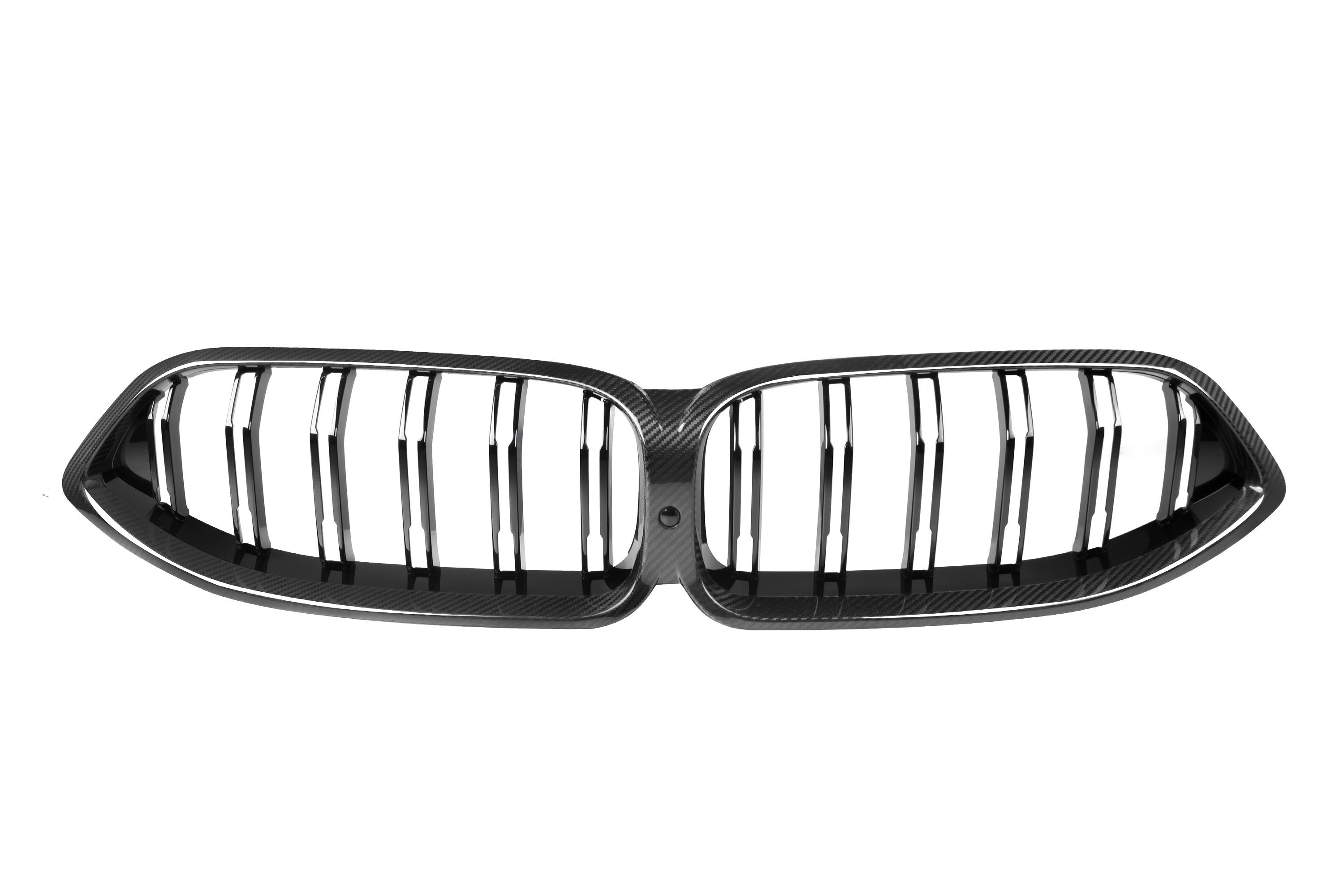 BMW M8 F91 F92 F93 2019-ON with Aftermarket Parts - Dual Slat Front Kidney Grill Pre-preg Carbon Fiber from Aero Republic