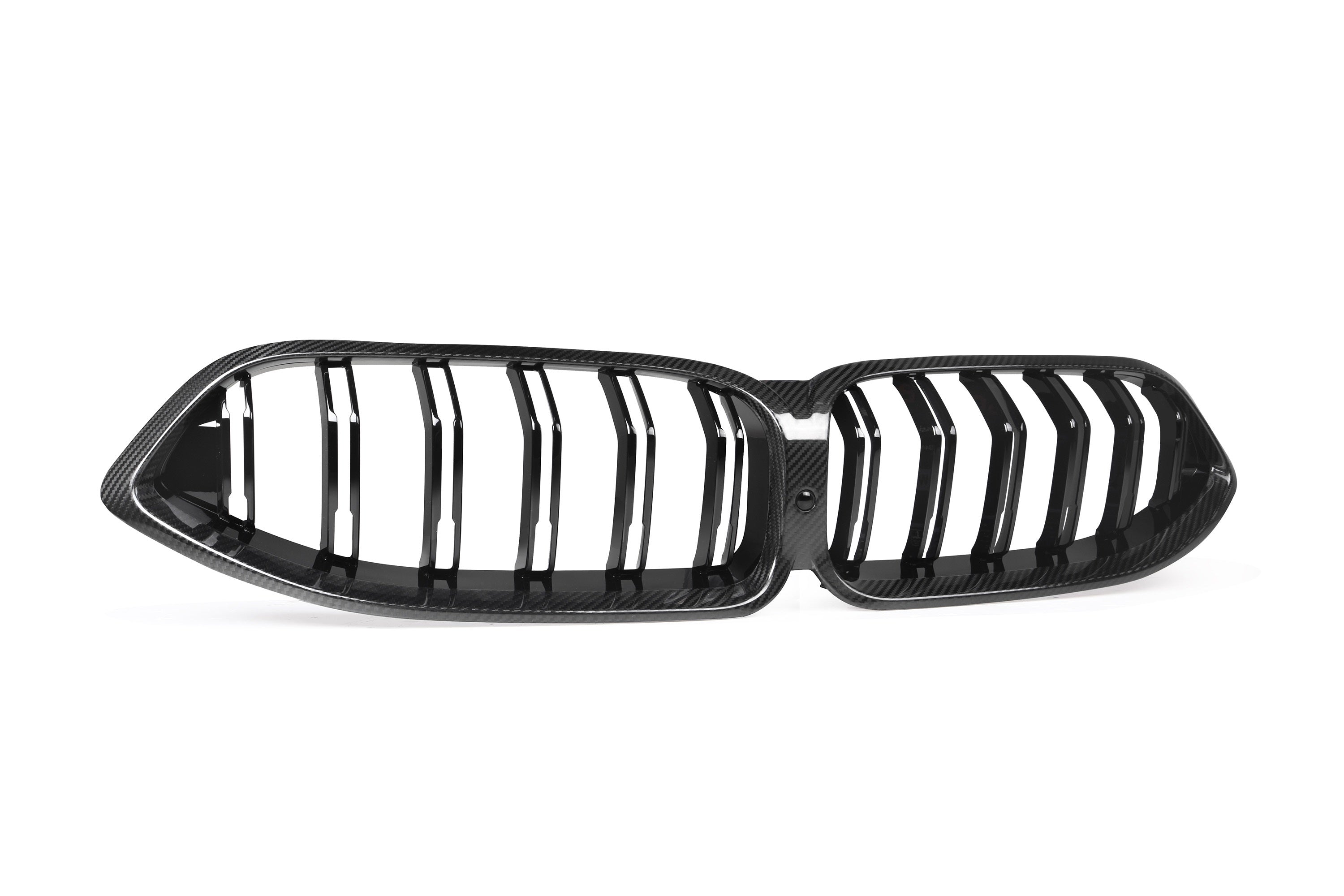 BMW M8 F91 F92 F93 2019-ON with Aftermarket Parts - Dual Slat Front Kidney Grill Pre-preg Carbon Fiber from Aero Republic