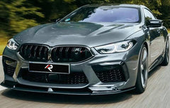BMW M8 F91 F92 F93 2019-ON with Aftermarket Parts - AC Style Front Lip Carbon Fiber from Aero Republic
