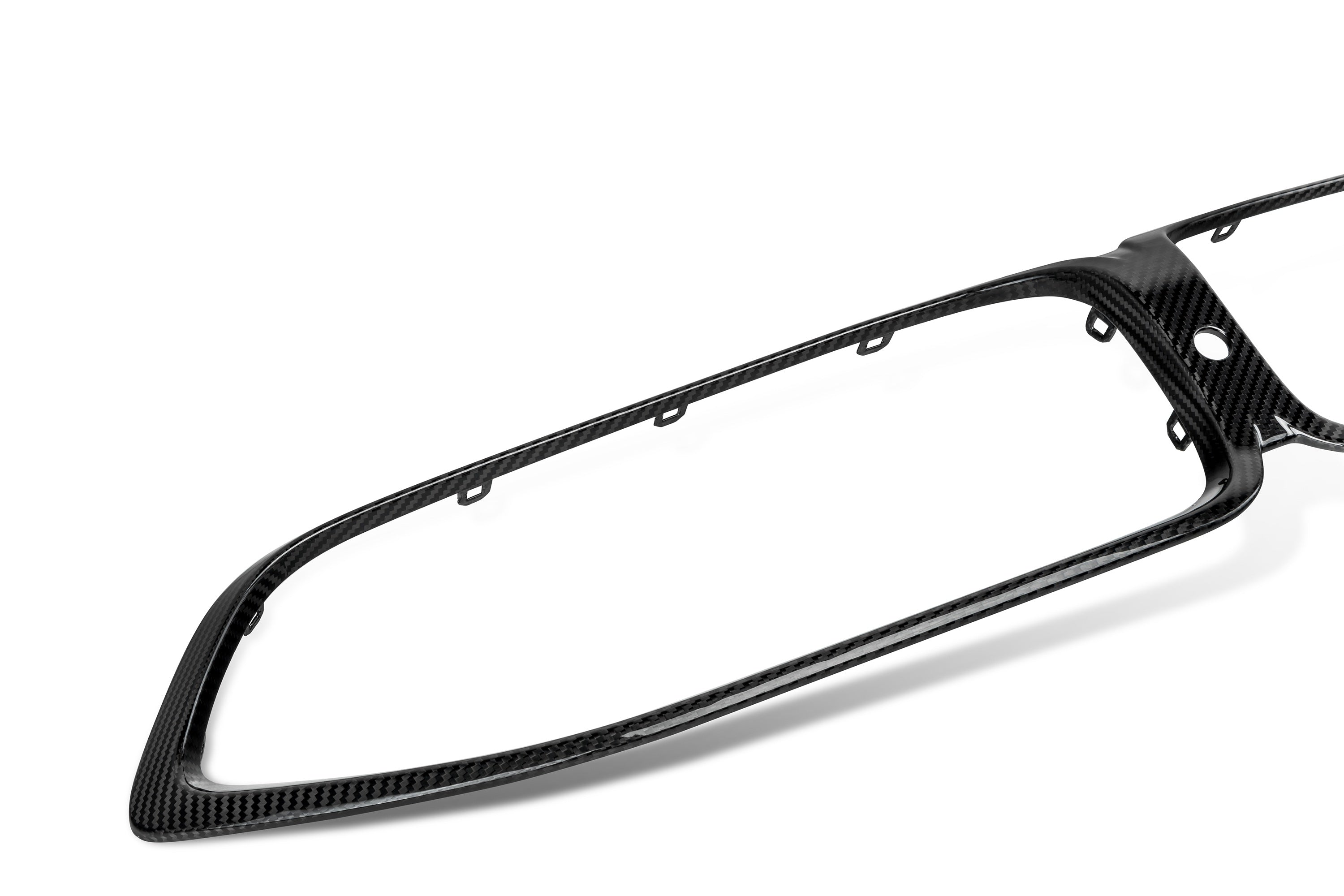 BMW M8 F91 F92 F93 2019-ON with Aftermarket Parts - Dual Slat Front Kidney Grill Pre-preg Carbon Fiber from Aero Republic