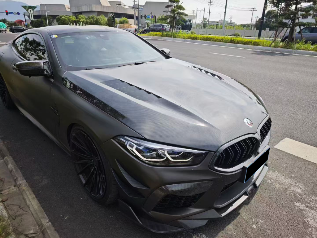BMW M8 M8C F91 F92 F93 2019-ON with Aftermarket Parts - Hood Dry Pre-preg Carbon Fiber from Aero Republic