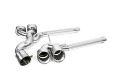 BMW X3 30i xDrive G45 2025-ON with Aftermarket Parts - Axle-back Exhaust Quad Exit Tips Conversion Stainless Steel / Carbon Fiber from Aero Republic