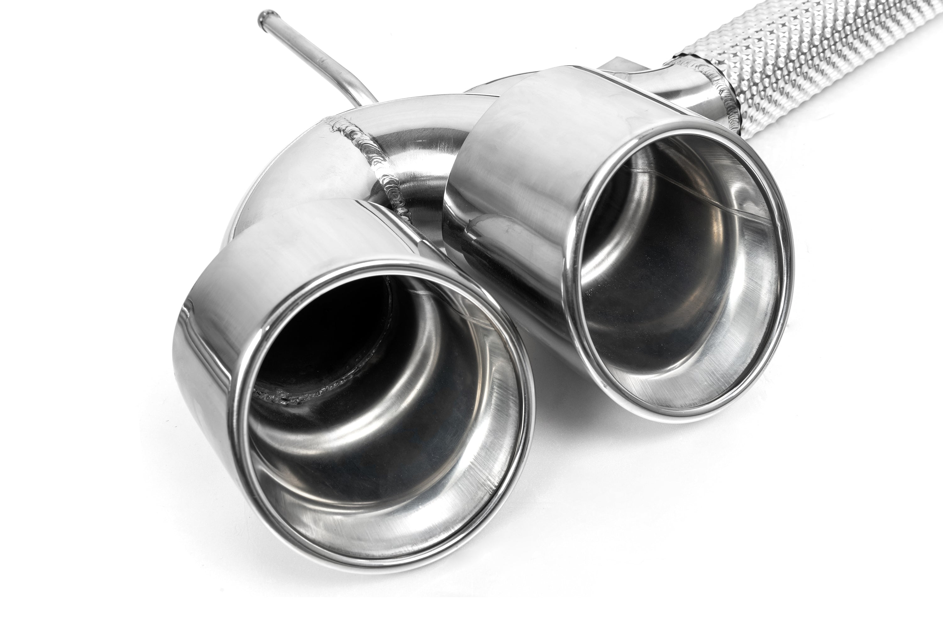 BMW X3 30i xDrive G45 2025-ON with Aftermarket Parts - Axle-back Exhaust Quad Exit Tips Conversion Stainless Steel / Carbon Fiber from Aero Republic