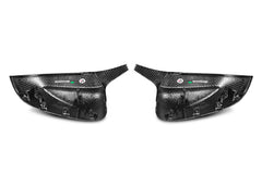 BMW X3 G01 & X4 G02 s/x Drive 30 M40 (Fits Both Pre-LCI & LCI) 2020 2021 2022 2023 2024 with Aftermarket Parts - XM Style Replacement Mirror Caps Pre-preg Carbon Fiber from Aero Republic