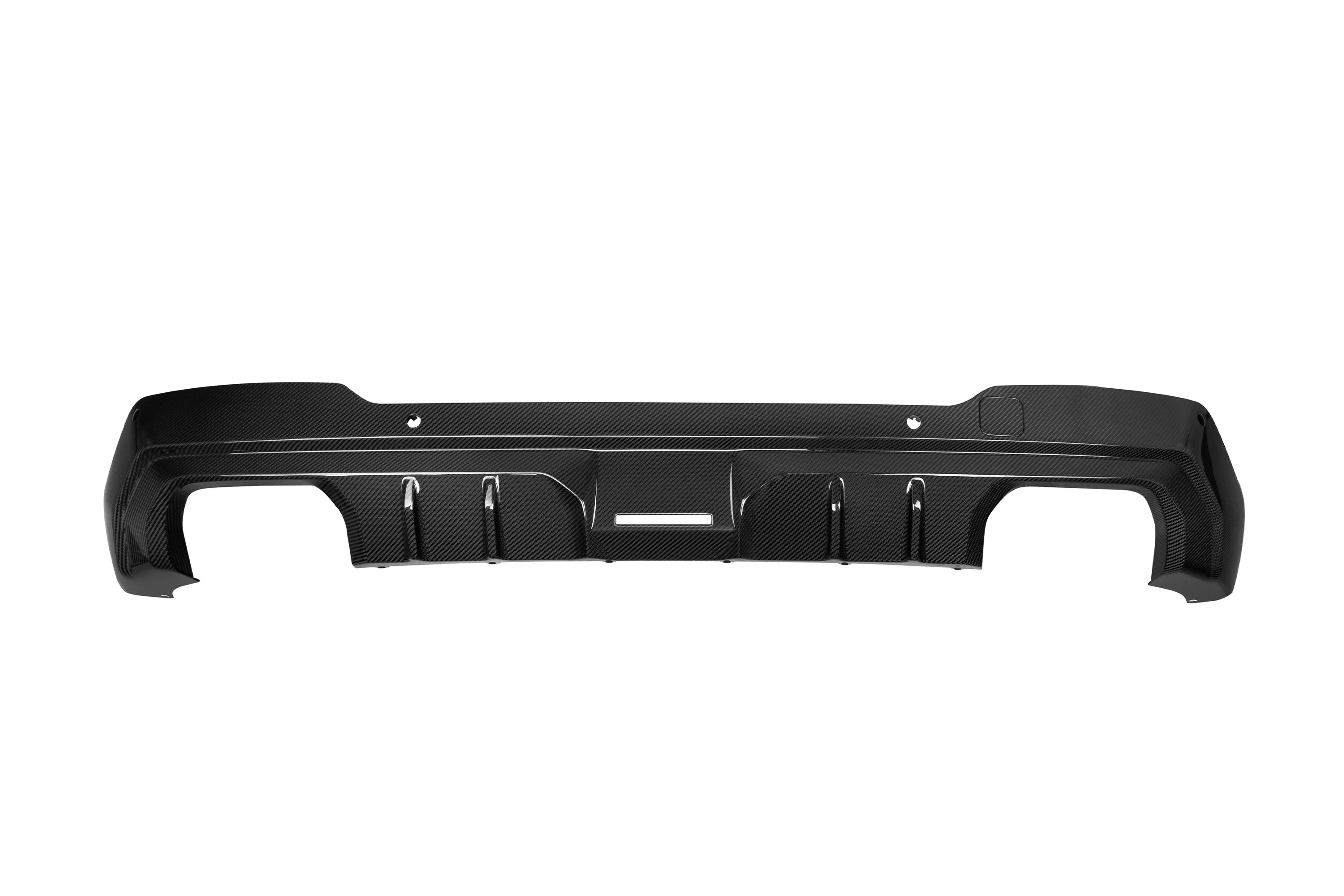 BMW X3 M50i/30i xDrive G45 2025-ON with Aftermarket Parts - M50 Style Rear Diffuser Dry Pre-preg Carbon Fiber from Aero Republic