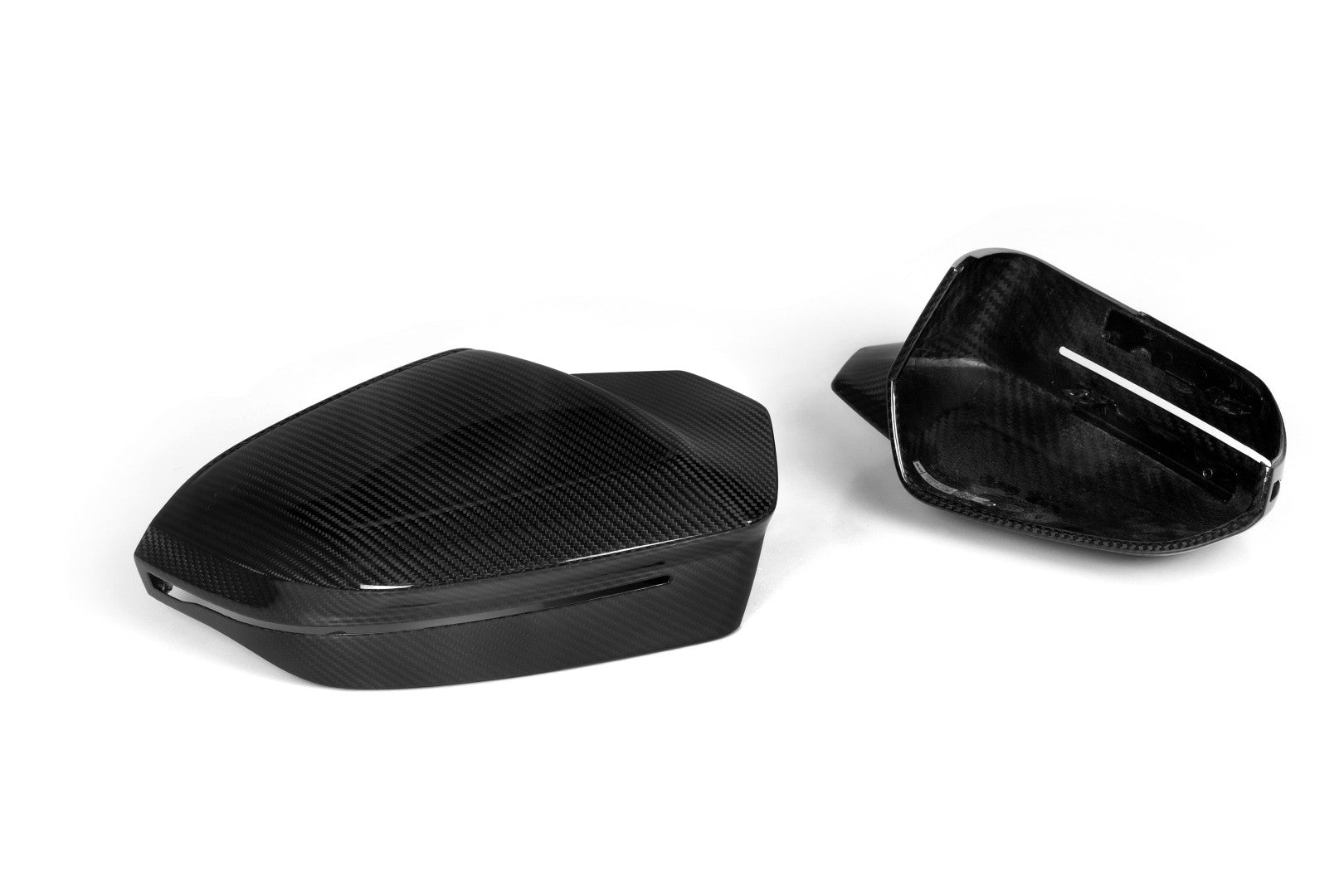 BMW X3 M50i/30i xDrive G45 2025-ON (Left & Right Hand Drive) with Aftermarket Parts - M5 Style Mirror Caps Dry Pre-preg&nbsp;Carbon Fiber from Aero Republic