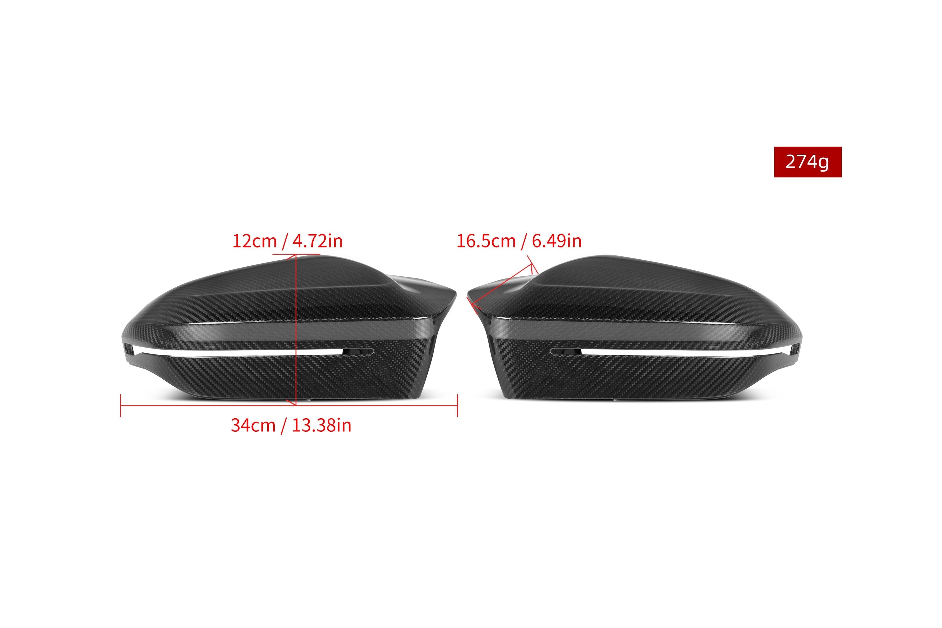 BMW X3 M50i/30i xDrive G45 2025-ON (Left & Right Hand Drive) with Aftermarket Parts - M5 Style Mirror Caps Dry Pre-preg&nbsp;Carbon Fiber from Aero Republic