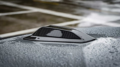BMW X3 M50i/30i xDrive G45 2025-ON with Aftermarket Parts - OEM Style Antenna Trim Cover Dry Pre-preg Carbon Fiber from Aero Republic