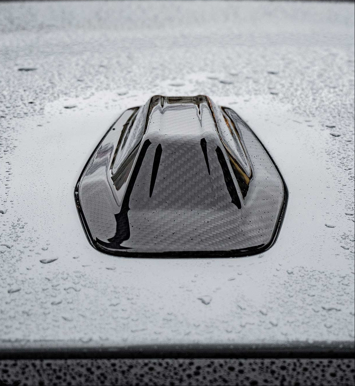 BMW X3 M50i/30i xDrive G45 2025-ON with Aftermarket Parts - OEM Style Antenna Trim Cover Dry Pre-preg Carbon Fiber from Aero Republic