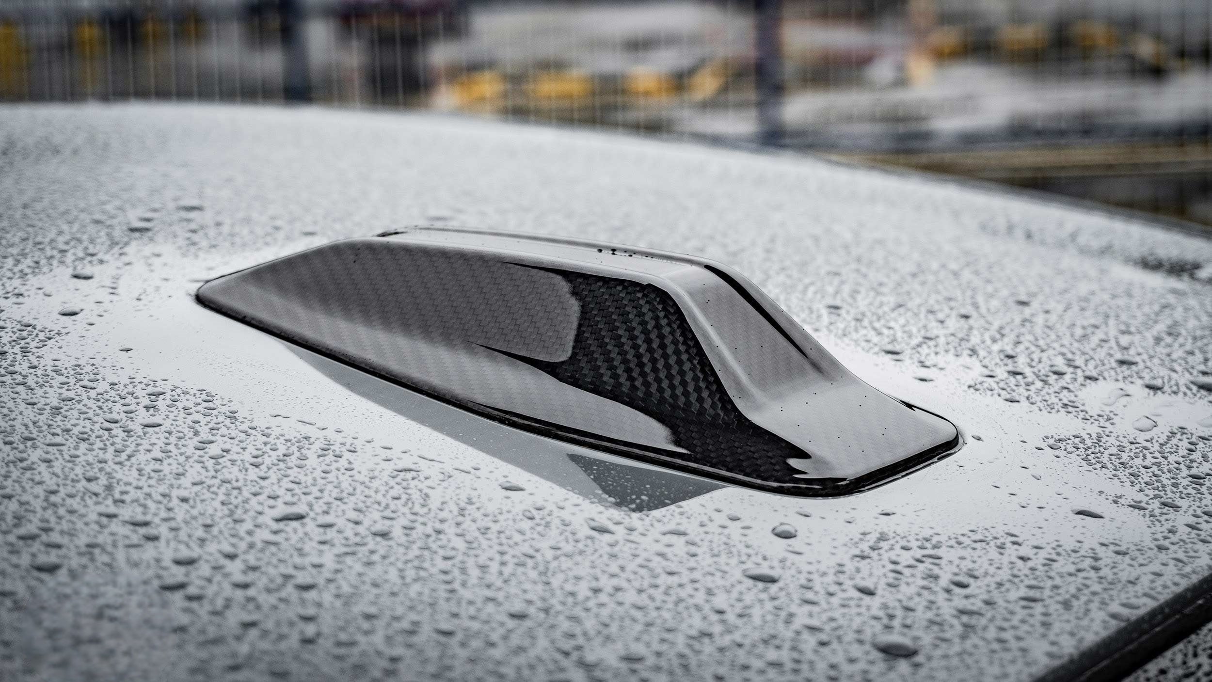 BMW X3 M50i/30i xDrive G45 2025-ON with Aftermarket Parts - OEM Style Antenna Trim Cover Dry Pre-preg Carbon Fiber from Aero Republic