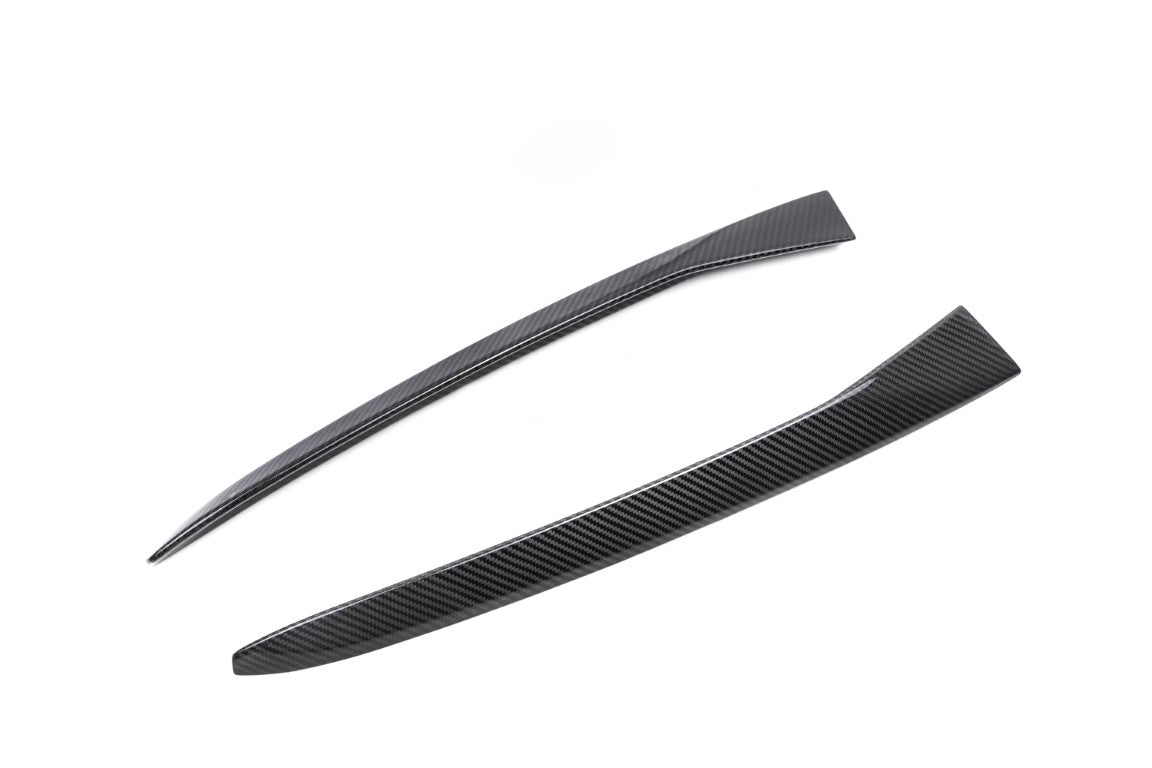 BMW X4M X4MC F98 & X4 G02 (Fits Both Pre-LCI & LCI) 2019-ON with Aftermarket Parts - MP Style Rear Window Side Louvers Spoiler Pre-preg Carbon Fiber from Aero Republic