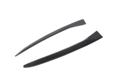 BMW X4M X4MC F98 & X4 G02 (Fits Both Pre-LCI & LCI) 2019-ON with Aftermarket Parts - MP Style Rear Window Side Louvers Spoiler Pre-preg Carbon Fiber from Aero Republic