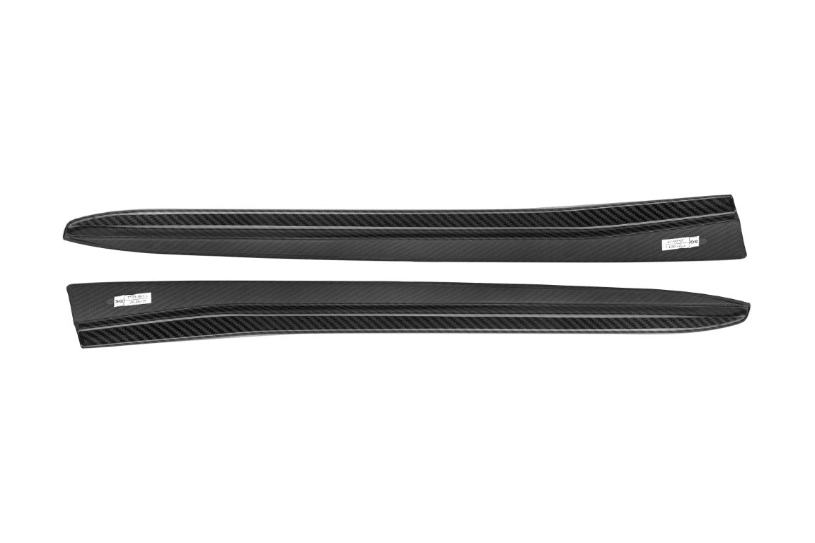 BMW X4M X4MC F98 & X4 G02 (Fits Both Pre-LCI & LCI) 2019-ON with Aftermarket Parts - MP Style Rear Window Side Louvers Spoiler Pre-preg Carbon Fiber from Aero Republic