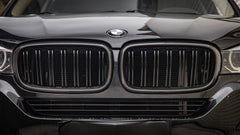 BMW X5 xDrive50i eDrive F15 2014 2015 2016 2017 2018 &?X6 M50d xDrive50i s/xDrive35i xDrive40d xDrive30d F16 2015 2016 2017 2018 2019?with Aftermarket Parts - Dual Slat Front Kidney Grill?Carbon Fiber from Aero Republic
