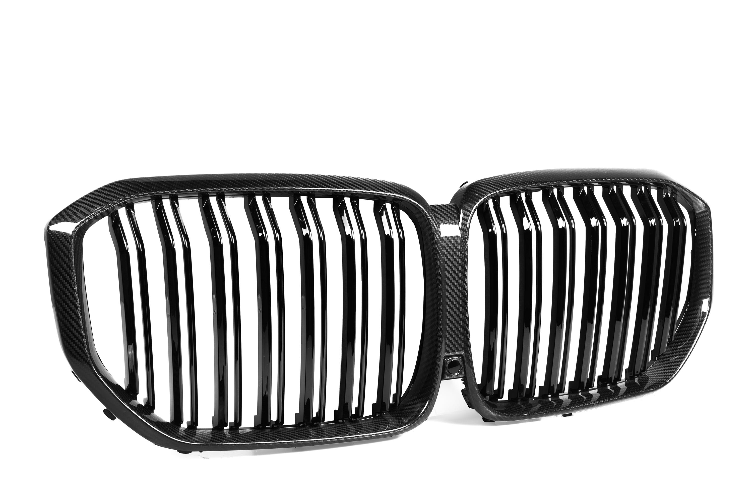 BMW X5 G05 M50i x/s Drive 40i Pre-LCI 2019 2020 2021 2022 2023 with Aftermarket Parts - Dual Slat Front Kidney Grill Pre-preg Carbon Fiber from Aero Republic