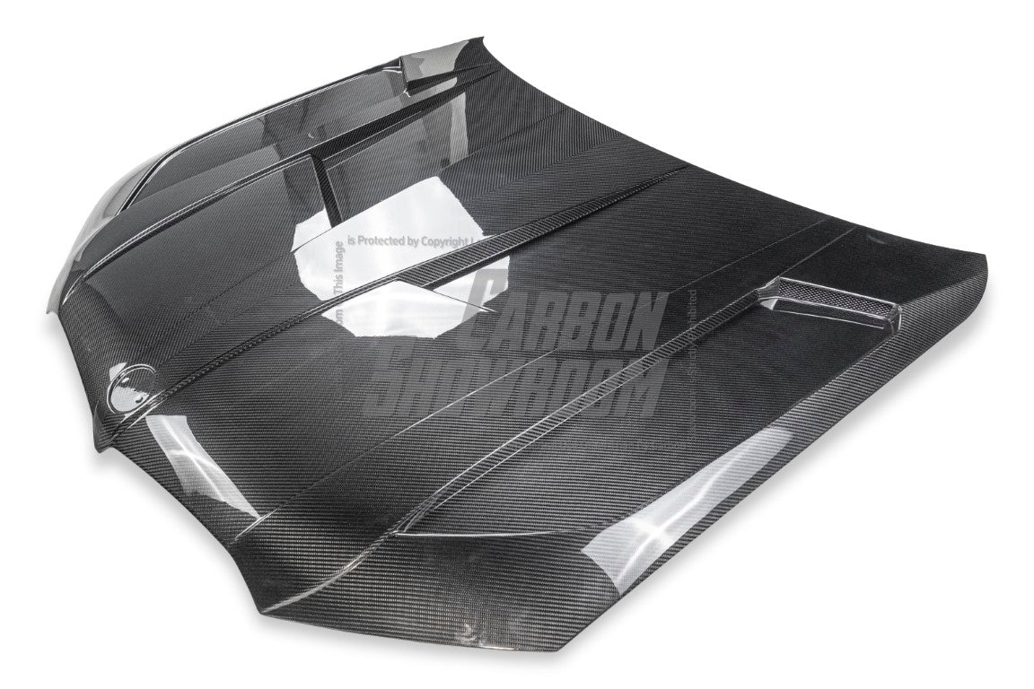 BMW X5 G05 & X5M X5MC F95 (Fits Both Pre-LCI & LCI) 2020-ON & X6 G06 & X6M X6MC F96 (Fits Both Pre-LCI &  LCI) 2020-ON with Aftermarket Parts - LD Style Hood Dry Pre-preg Carbon Fiber from Aero Republic