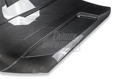 BMW X5 G05 & X5M X5MC F95 (Fits Both Pre-LCI & LCI) 2020-ON & X6 G06 & X6M X6MC F96 (Fits Both Pre-LCI &  LCI) 2020-ON with Aftermarket Parts - LD Style Hood Dry Pre-preg Carbon Fiber from Aero Republic