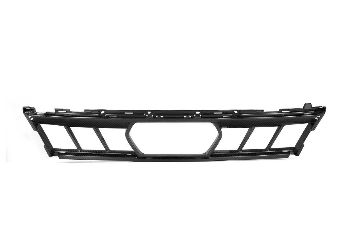 BMW X5 M60i s/x Drive 40i xDrive 50e G05 LCI 2024-ON with Aftermarket Parts - OE Style Front Bumper Center Intake Vent Valences Trim Carbon Fiber from Aero Republic