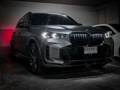 BMW X5 M60i s/x Drive 40i xDrive 50e G05 LCI 2024-ON with Aftermarket Parts - MP Style Front Bumper Side Vent Valences Trim?Carbon Fiber from Aero Republic