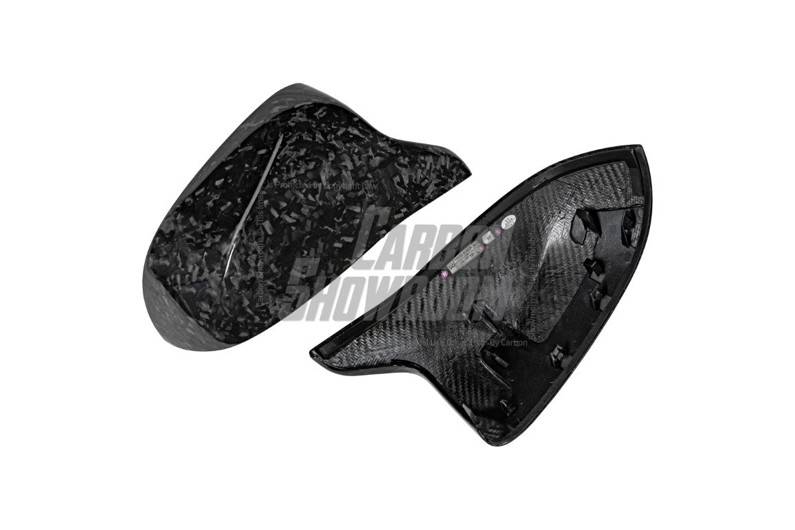 BMW X5M X5MC F95 & X6M X6MC F96 2020 2021 2022 2023 2024 (Fits Both Pre-LCI & LCI) 2020 2021 2022 2023 2024 with Aftermarket Parts - OE Style?Replacement Mirror Caps Pre-preg Carbon Fiber from Aero Republic