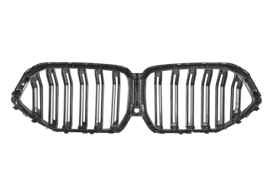 BMW X6 M60 sDrive40 xDrive40 G06 Pre-LCI 2020 2021 2022 2023 & X6M X6MC F96 Pre-LCI 2020 2021 2022 2023 with Aftermarket Parts - Dual Slat Front Kidney Grill Pre-preg Carbon Fiber from Aero Republic