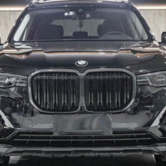 BMW X7 M60 M50i xDrive50i xDrive40i G07 LCI 2019 2020 2021 2022 with Aftermarket Parts - Dual Slat Front Kidney Grill Pre-preg Carbon Fiber from Aero Republic