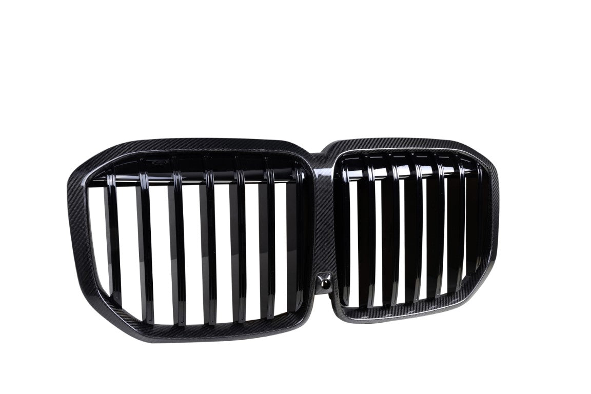 BMW X7 M60 M50i xDrive50i xDrive40i  G07 LCI 2019 2020 2021 2022 with Aftermarket Parts - Single Slat Front Kidney Grill Pre-preg Carbon Fiber from Aero Republic