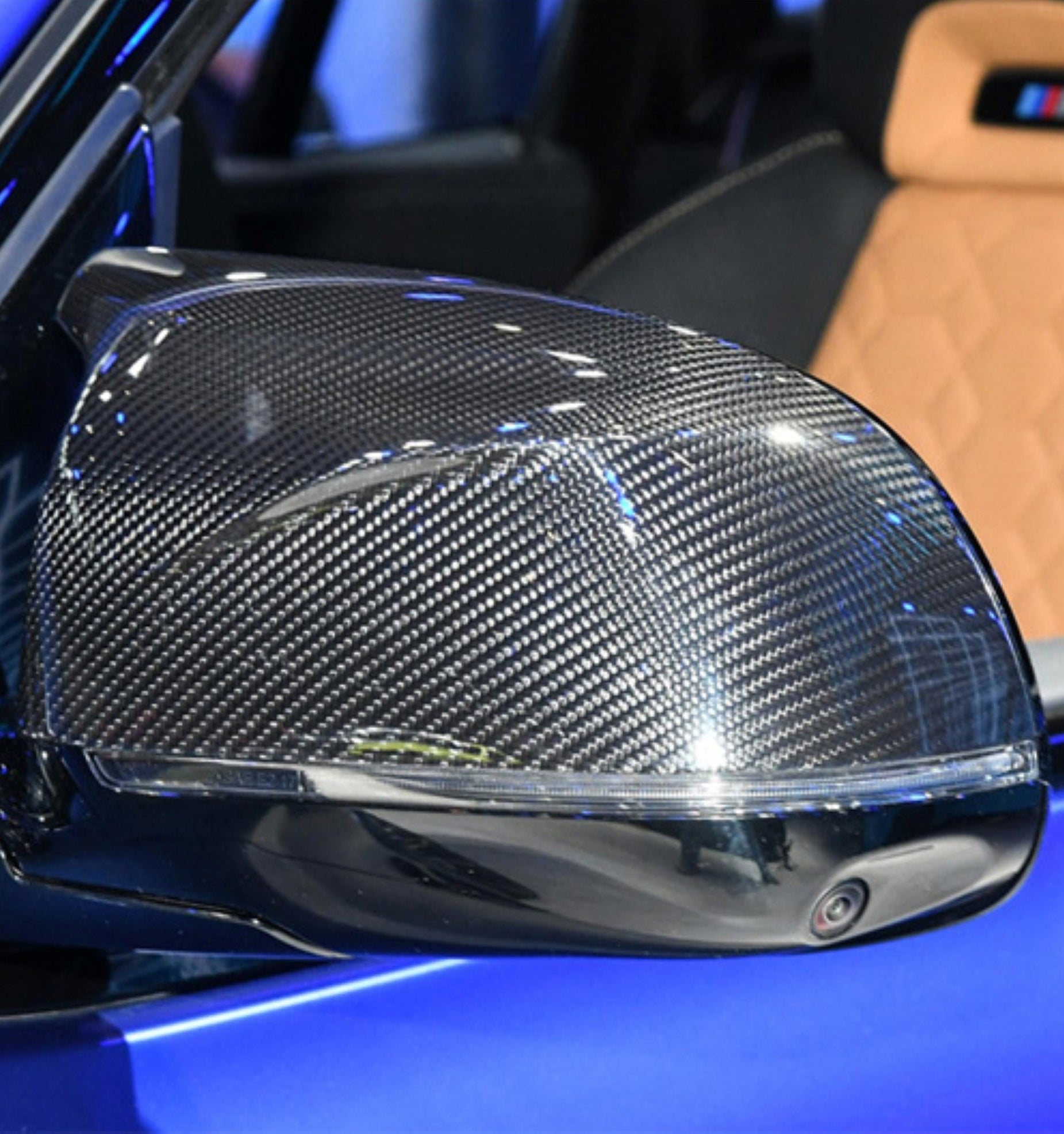 BMW XM G09 2023-ON (Fits Both Left Hand Drive & Right Hand Drive) with Aftermarket Parts - OEM Style Mirror Caps Dry Pre-preg Carbon Fiber from Aero Republic