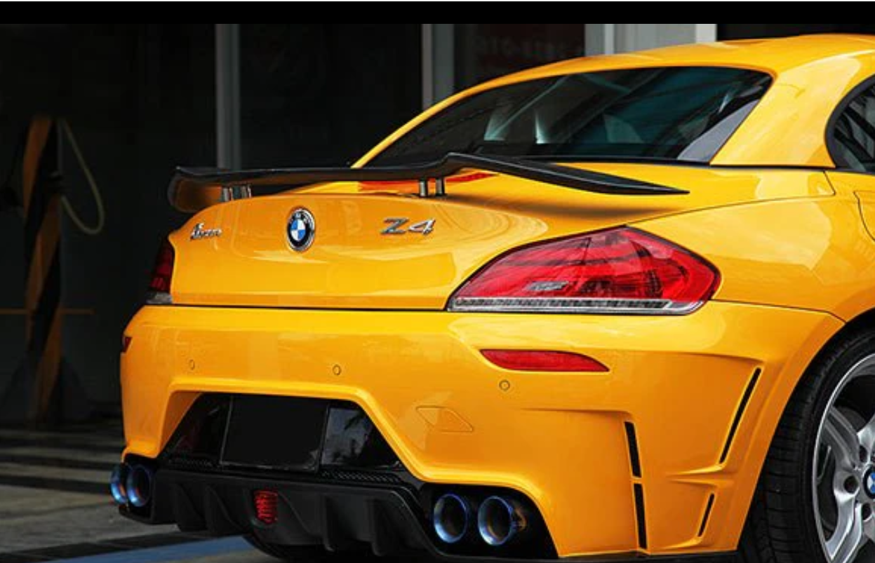 BMW Z4 E89 2009 2010 2011 2012 2013 2014 2015 2016 with Aftermarket Parts - Rear Spoiler Wing Carbon Fiber from Aero Republic