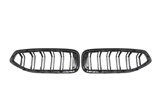 BMW Z4 M40 / sDrive30 G29 2019 2020 2021 2022 2023 2024 with Aftermarket Parts - Dual Slat Front Kidney Grill Pre-preg Carbon Fiber from Aero Republic