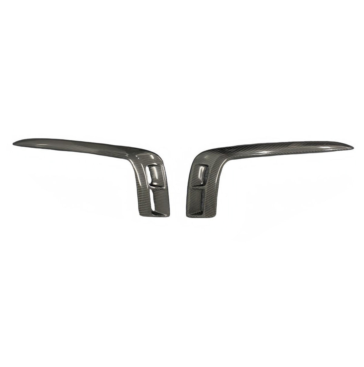 Bentley Bentayga V8 W12 2016 2017 2018 2019 2020 with Aftermarket Parts - Flying B Fender Vent Garnish Replacement (Pair) Pre-preg Carbon Fiber from Aero Republic