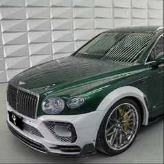 Bentley Bentayga V8 W12 with Aftermarket Parts - M Style Hood Carbon Fiber / FRP from Aero Republic