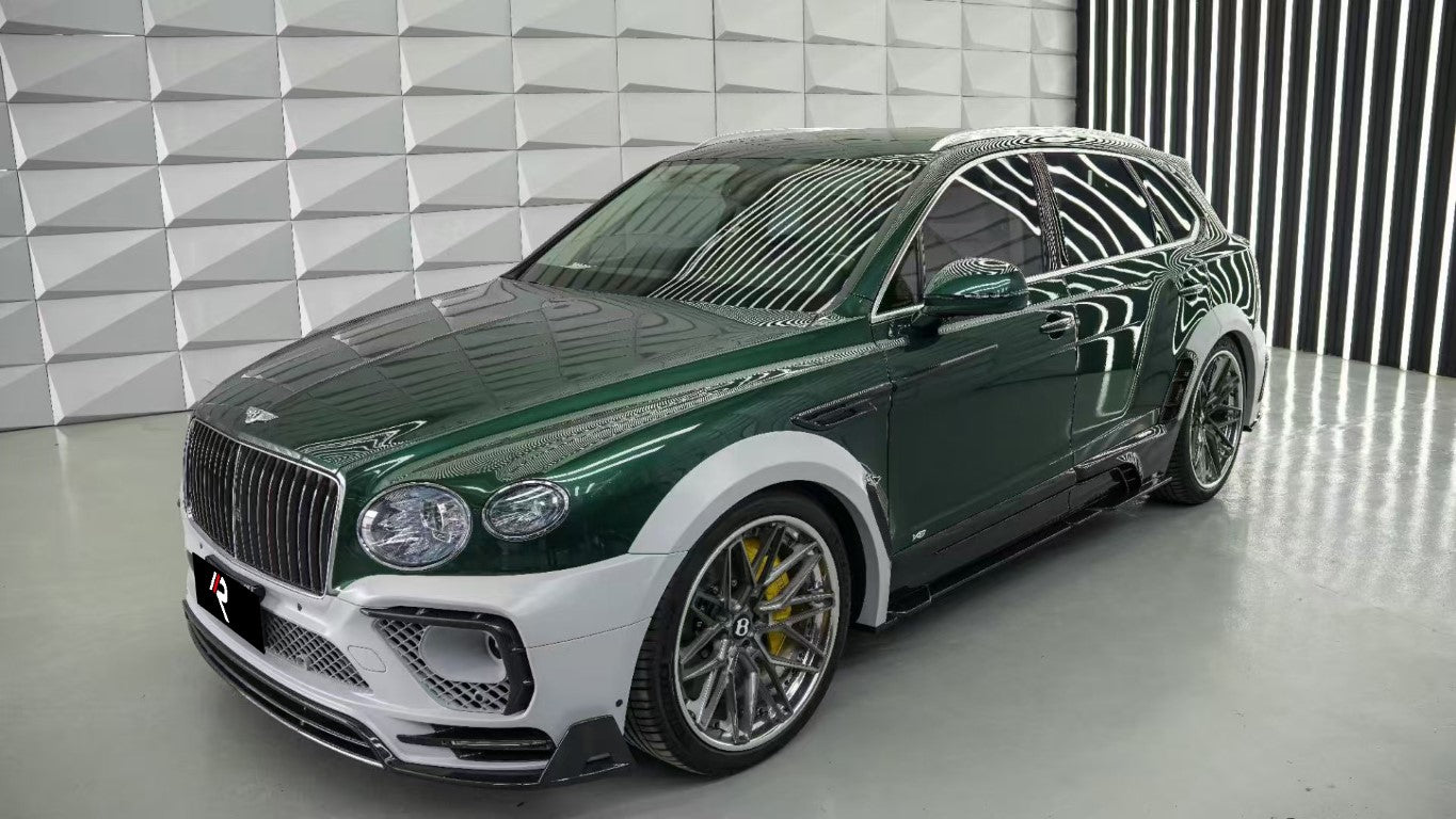  Upgrade Your Bentley Bentayga V8 W12 with Aftermarket Parts - M Style Grill Carbon Fiber from Aero Republic