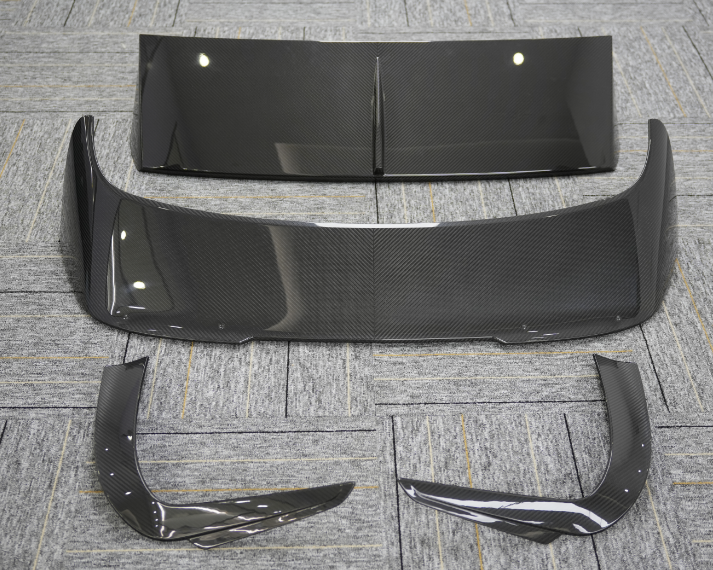 Bentley Bentayga V8 W12 with Aftermarket Parts - M Style Rear Roof Spoiler Carbon Fiber / FRP from Aero Republic