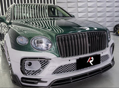 Bentley Bentayga V8 W12 with Aftermarket Parts - M Style Front Bumper Pre-preg Carbon Fiber / FRP from Aero Republic
